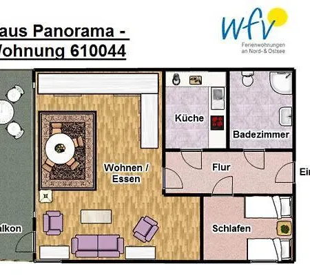 Lägenhet Haus Panorama 44 Wangerooge